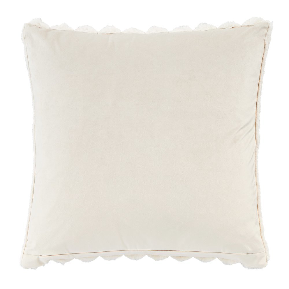 Parker 20" Square Throw Pillow - Cream