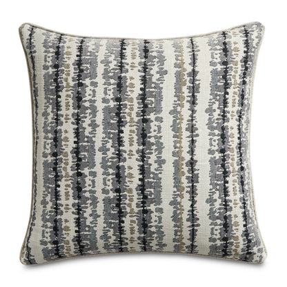 Explorer Antigua 21" Square Pillow, Set of 2 - Coal Gray
