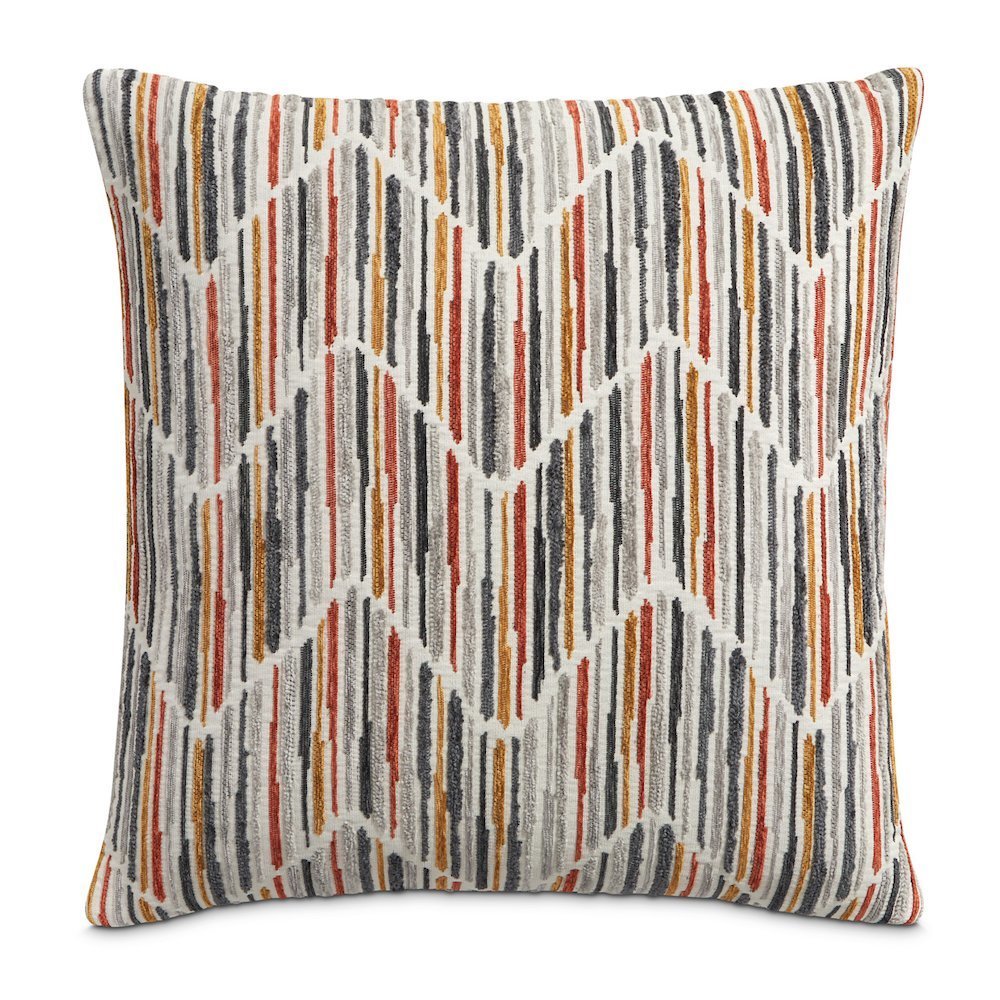 Sundance Augusta 19" Square Throw Pillow, Set of 2 - Spice