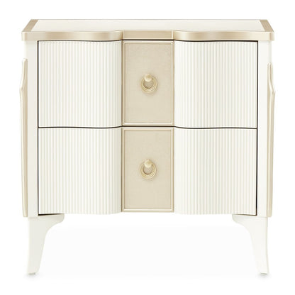 La Marisia Nightstand - Creamy Pearl
