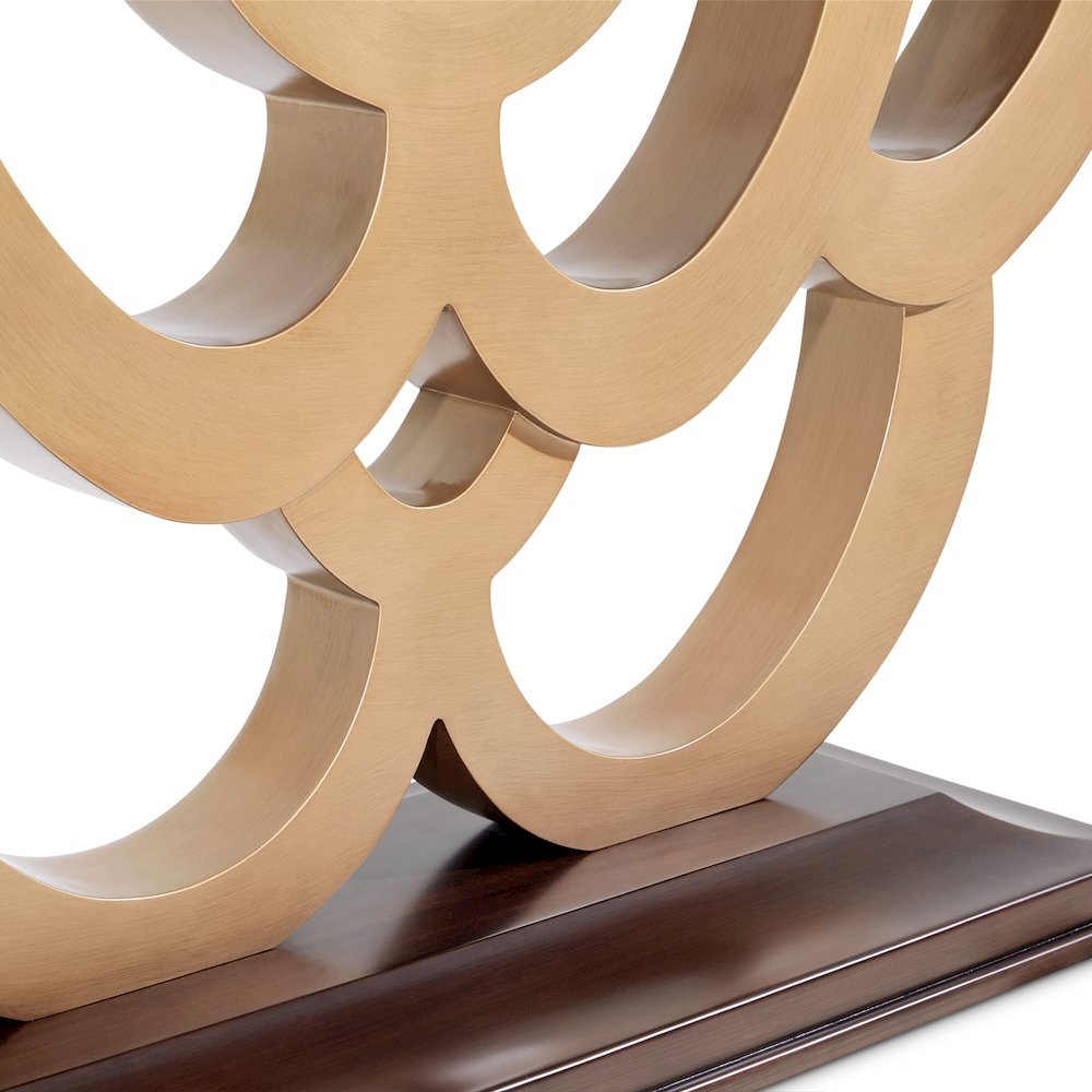 Camellia Field Console Table - Warm Pecan