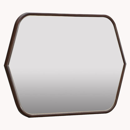 Houston Wall Mirror - Walnut