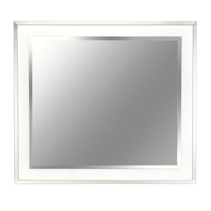 Marquee Wall Mirror - Cloud White