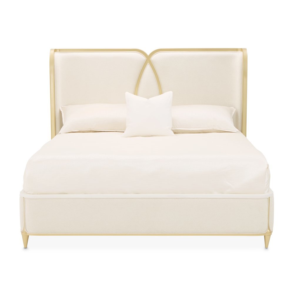 Scotts Square Eastern King Bed - Light Champagne
