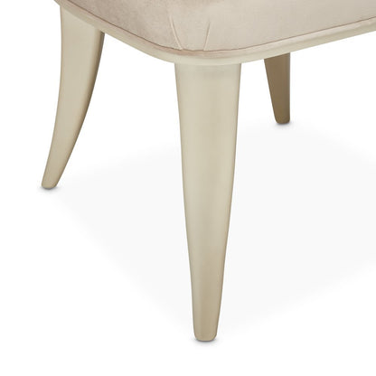 Velvet Chairs Set of 2, Beige Chairs for Dining Table with Tall Back