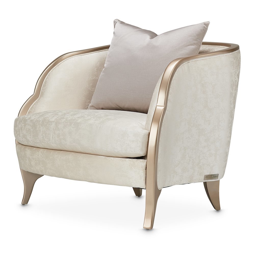 Malibu Crest Accent Chair - Cloud White/Chardonnay