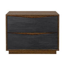 Kayner 2-Drawer Nightstand - Charcoal