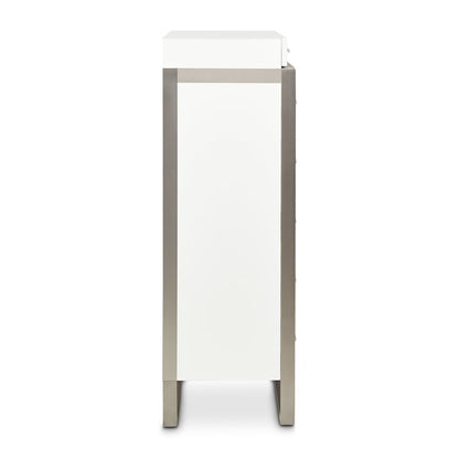 Marquee 7-Drawer Chest - Cloud White