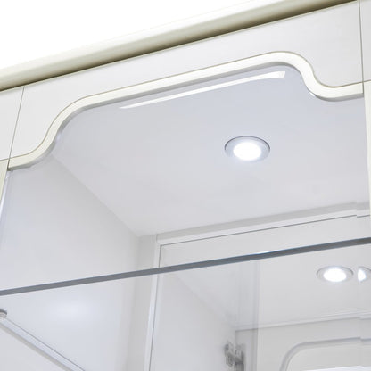 La Marisia Display Cabinet - Creamy Pearl