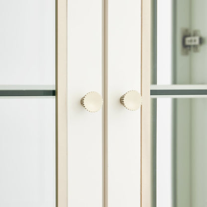 La Marisia Display Cabinet - Creamy Pearl