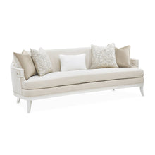La Marisia Chenille Sofa - Tranquil/Creamy Pearl