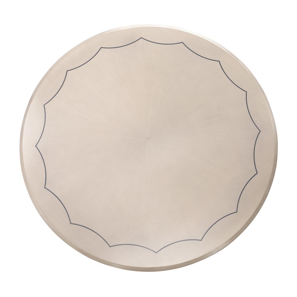 Fantosini Round Dining Table - Silver