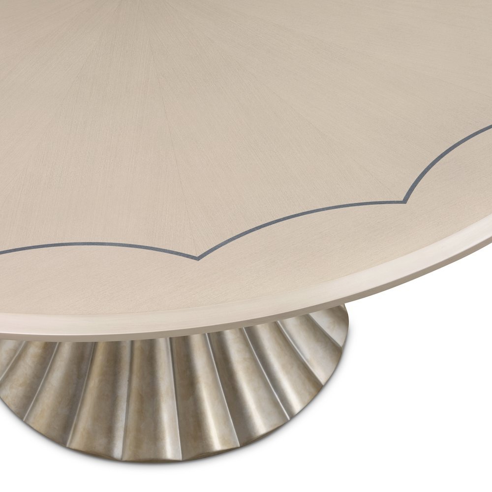 Fantosini Round Dining Table - Silver