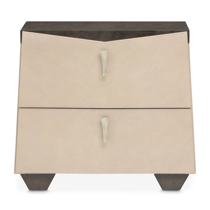 Fantosini Nightstand - Silver Mist