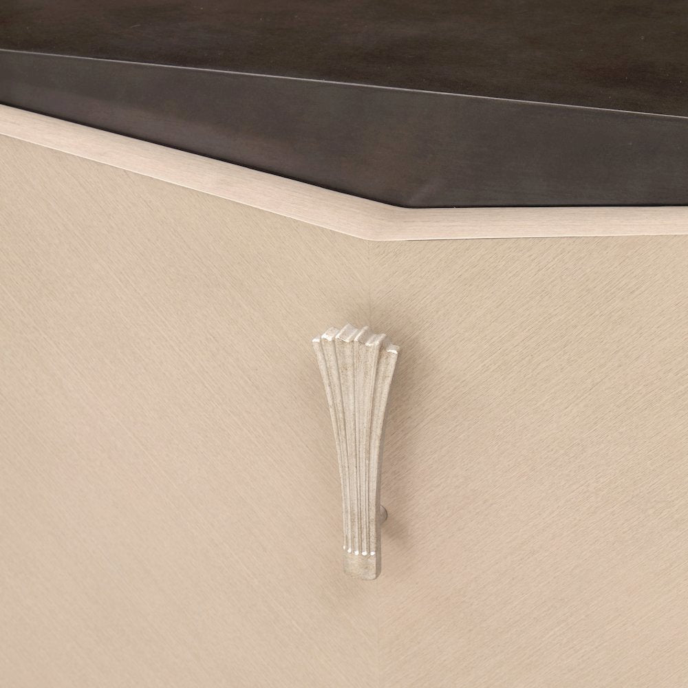 Fantosini Nightstand - Silver Mist