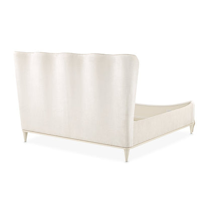 La Terrazza King Panel Bed - Creamy Pearl