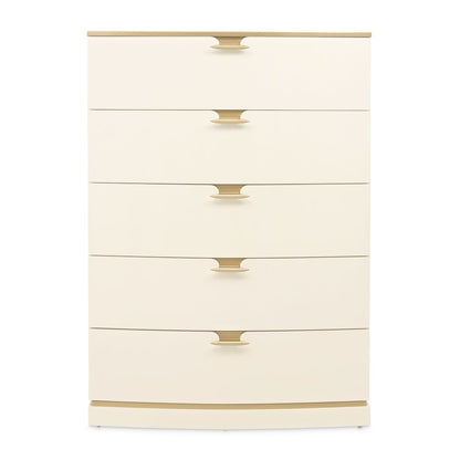La Terrazza 5-Drawer Chest - Creamy Pearl