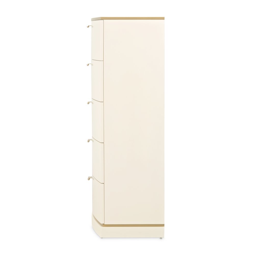 La Terrazza 5-Drawer Chest - Creamy Pearl