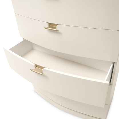 La Terrazza 5-Drawer Chest - Creamy Pearl