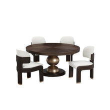 West Kensington Round Dining Table - Medium Espresso
