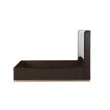 West Kensington Eastern King Bed - Buff/Medium Espresso