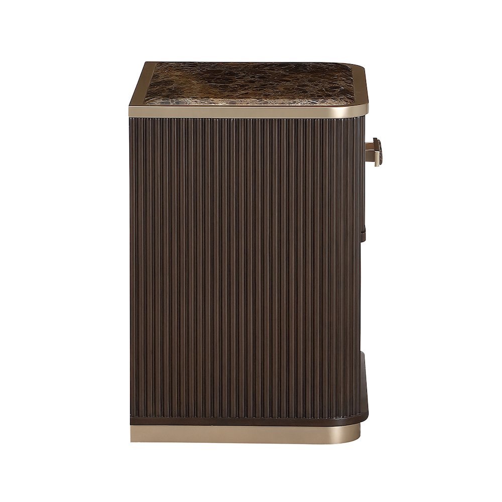 West Kensington 1-Drawer Nightstand - Medium Espresso