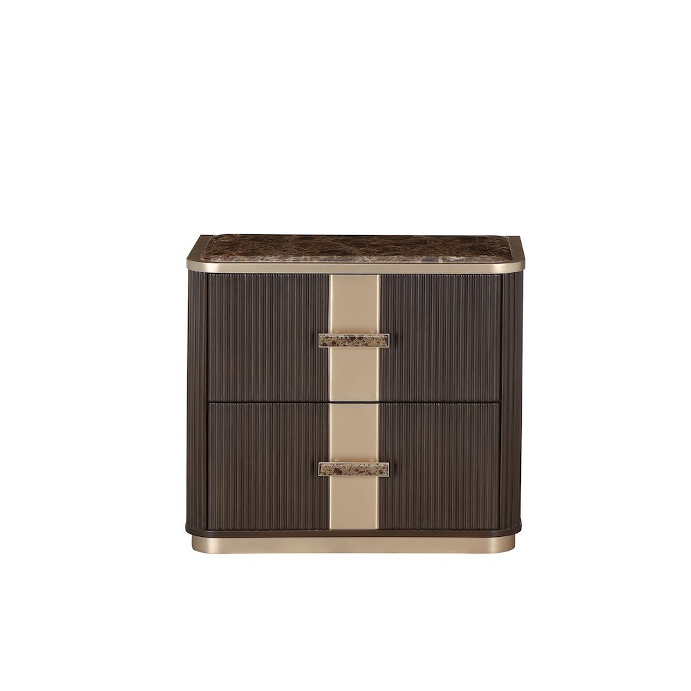 West Kensington 2-Drawer Nightstand - Medium Espresso