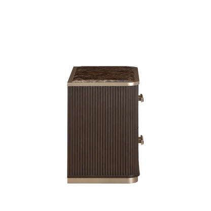 West Kensington 2-Drawer Nightstand - Medium Espresso