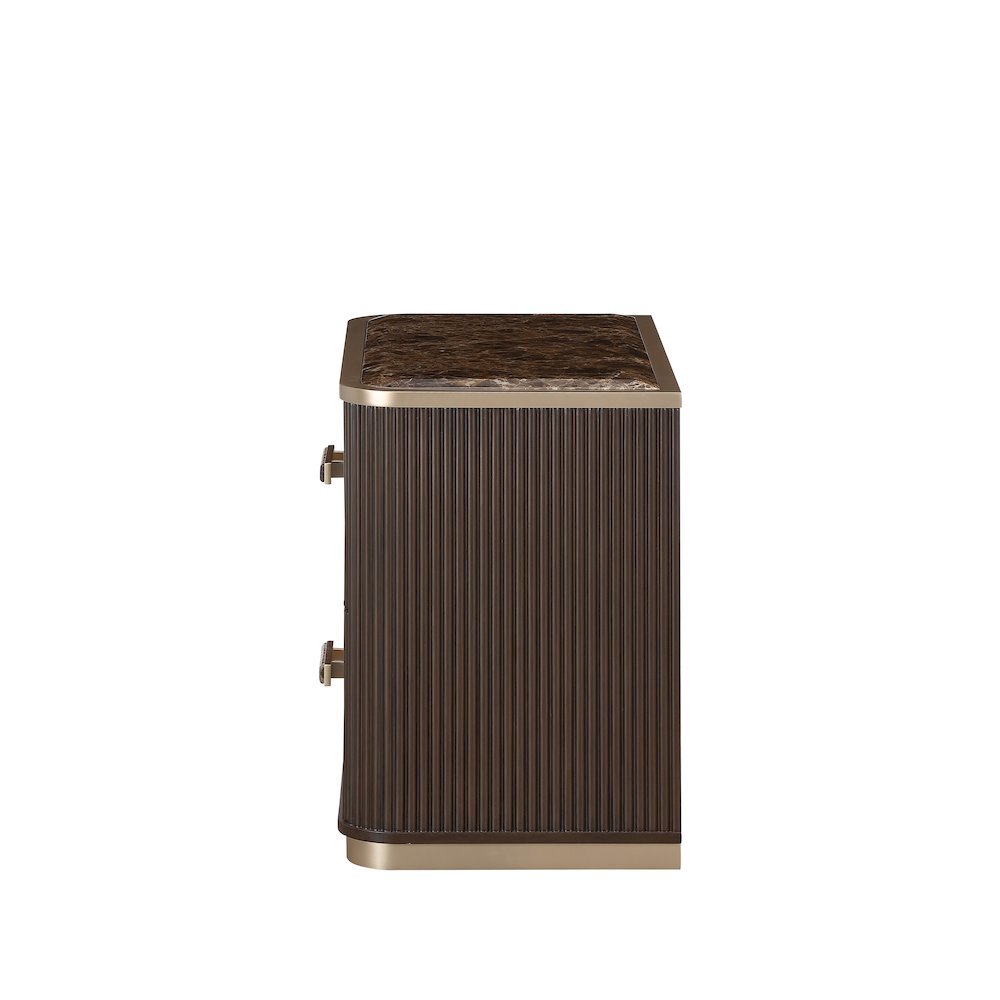 West Kensington 2-Drawer Nightstand - Medium Espresso