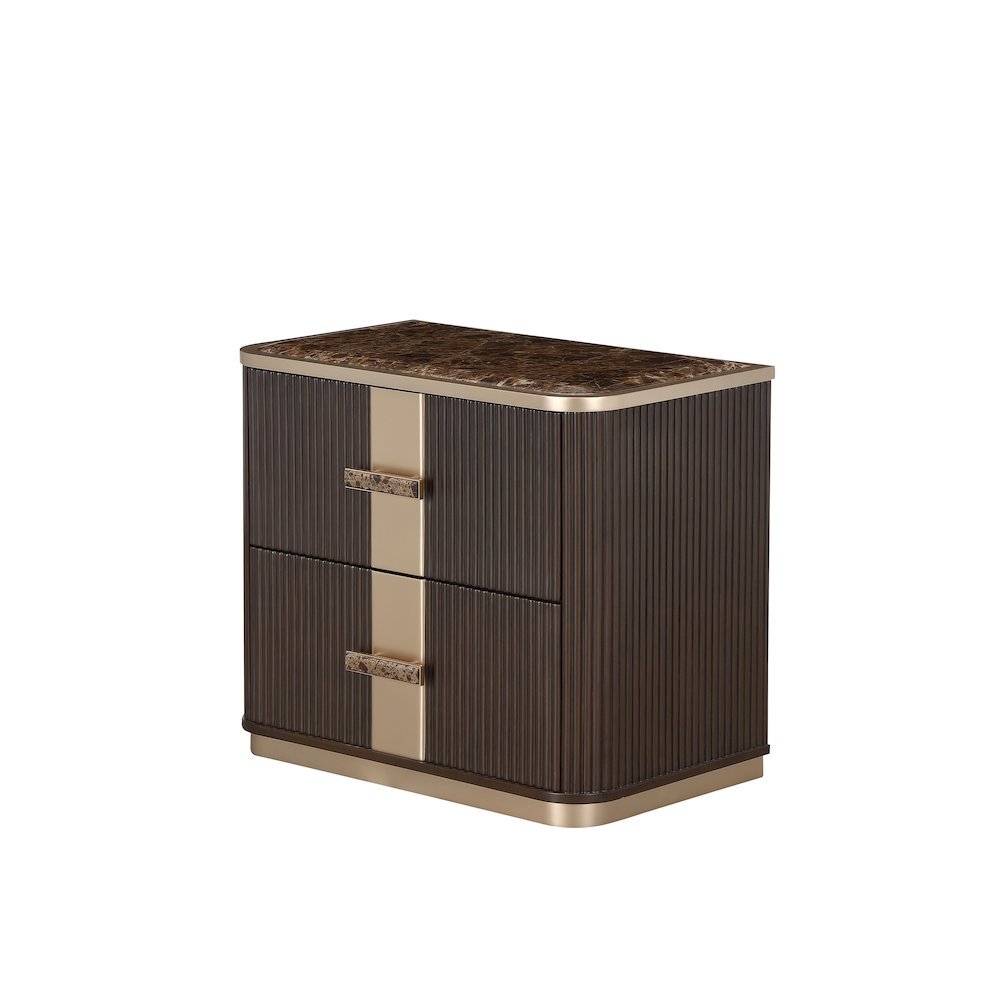 West Kensington 2-Drawer Nightstand - Medium Espresso