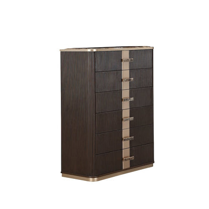 West Kensington Highboy Chest Medium Espresso