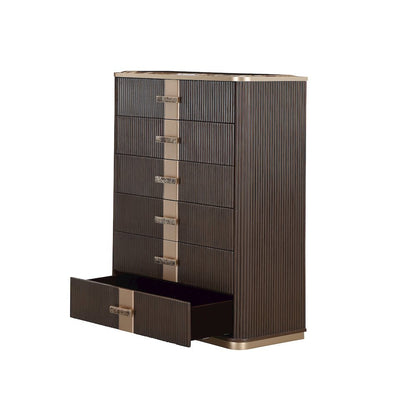 West Kensington Highboy Chest Medium Espresso