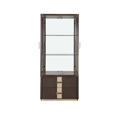 West Kensington Display Cabinet - Medium Espresso