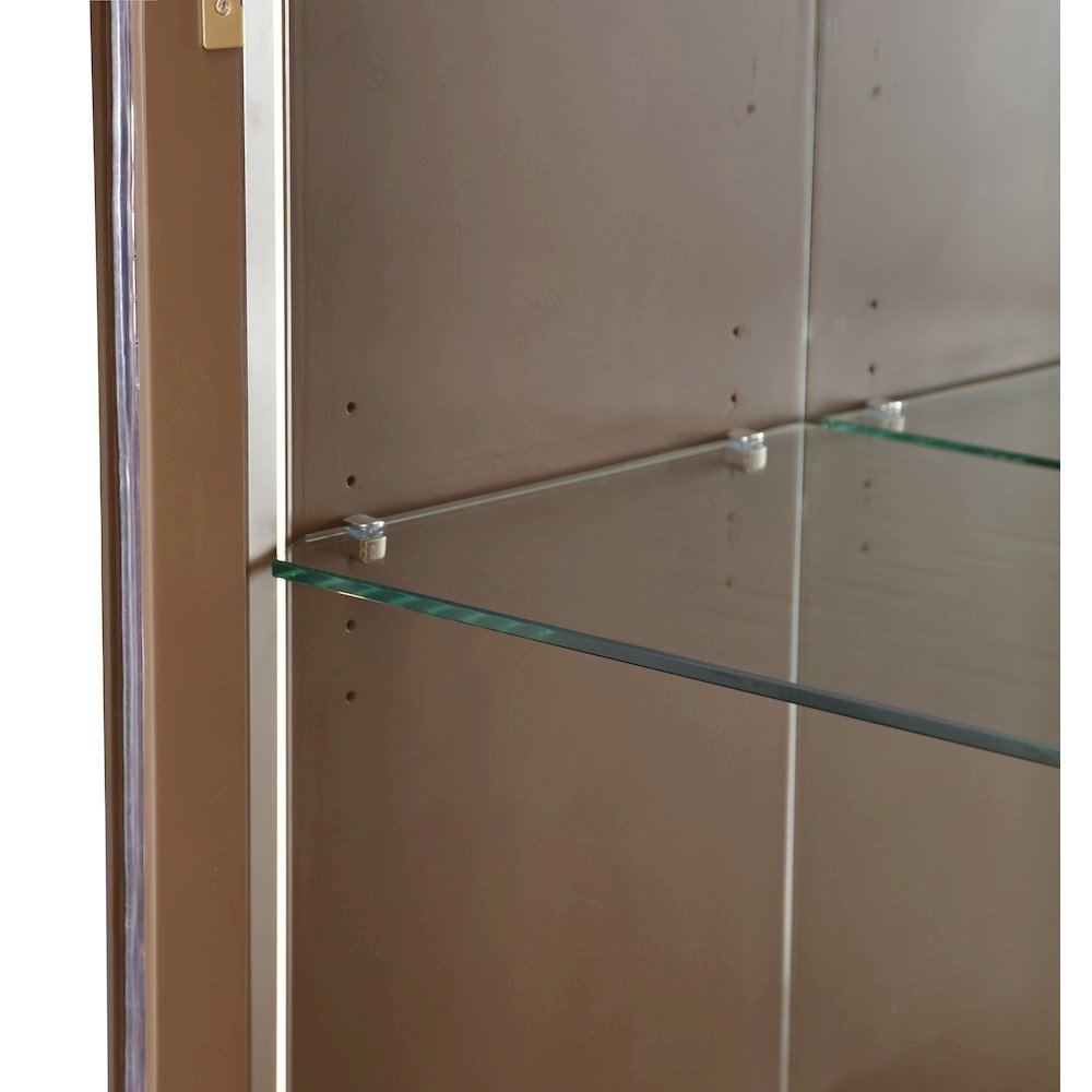 West Kensington Display Cabinet - Medium Espresso