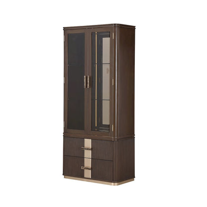 West Kensington Display Cabinet - Medium Espresso
