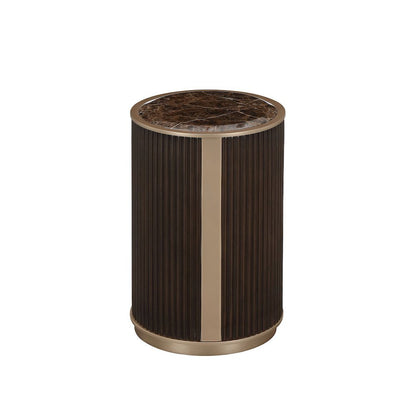 West Kensington Chairside Table - Medium Espresso