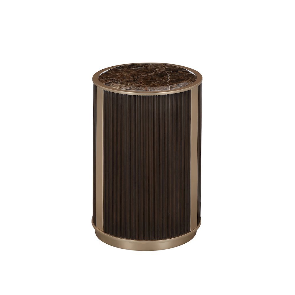 West Kensington Chairside Table - Medium Espresso