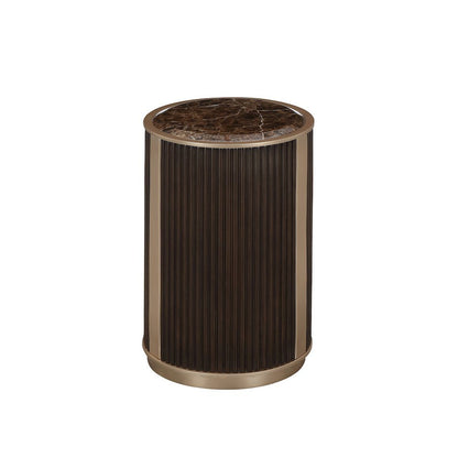 West Kensington Chairside Table - Medium Espresso