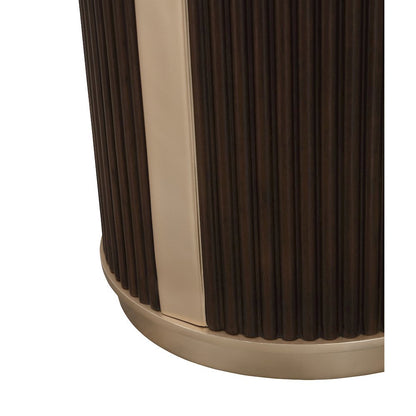 West Kensington Chairside Table - Medium Espresso