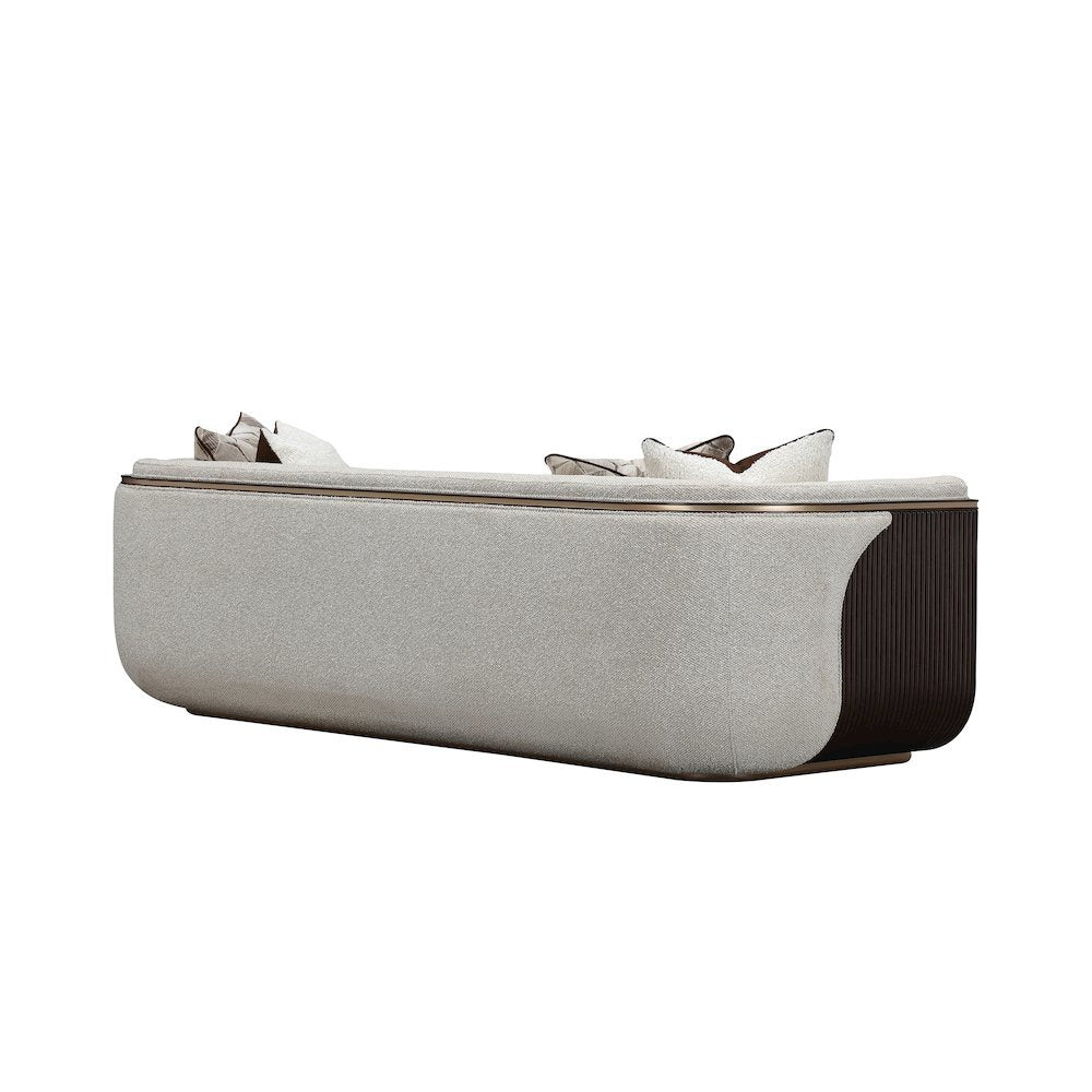 West Kensington Sofa - Buff/Medium Espresso