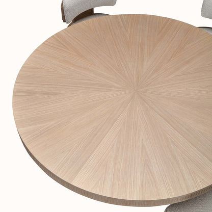 West Kensington Round Dining Table - Sea Salt Caramel
