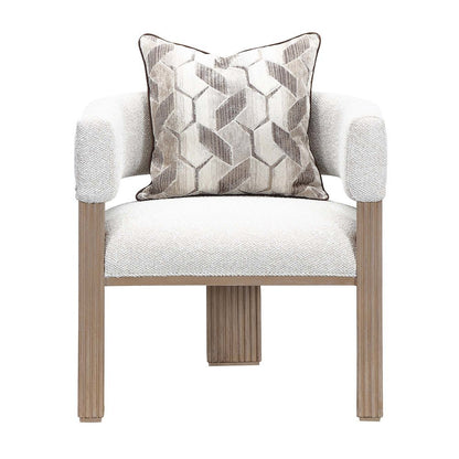 West Kensington Accent Chair - Buff/Seal Salt Caramel