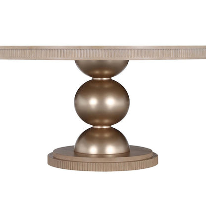 West Kensington Round Dining Table - Sea Salt Caramel