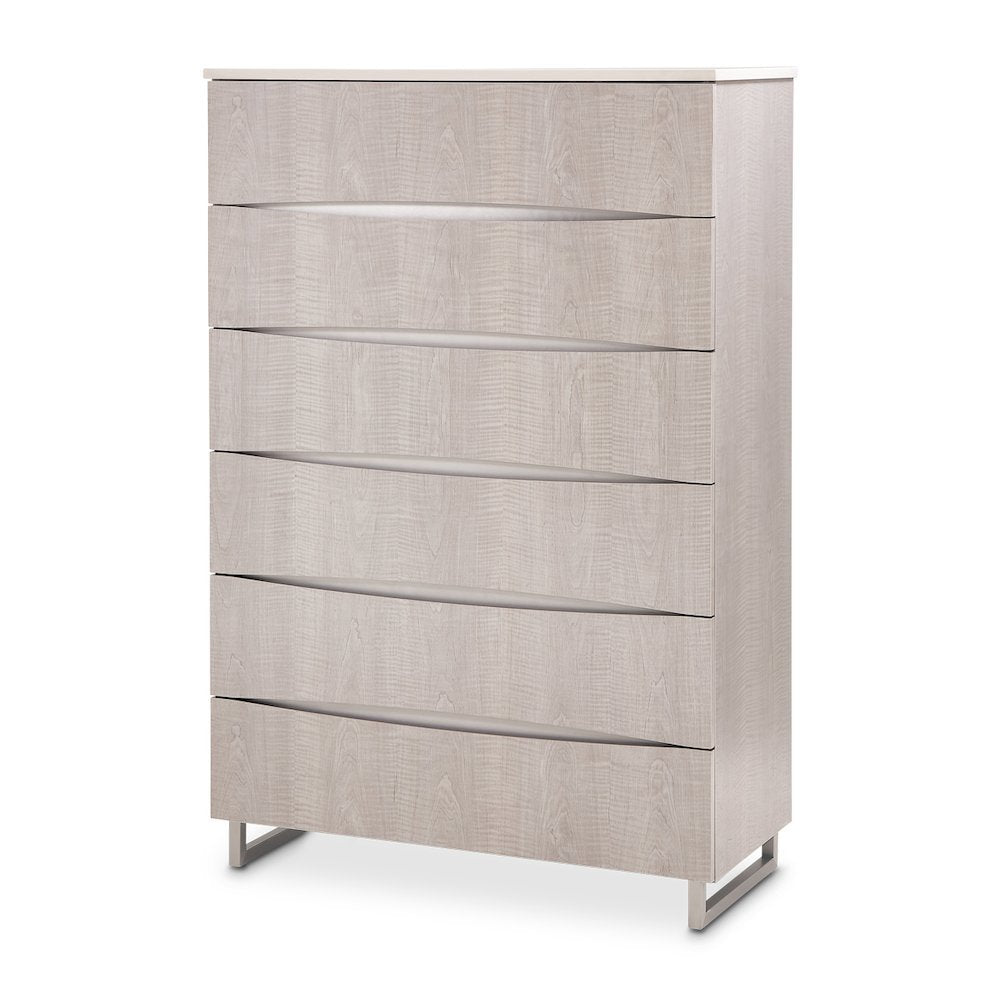 Marin 6-Drawer Chest - Greige