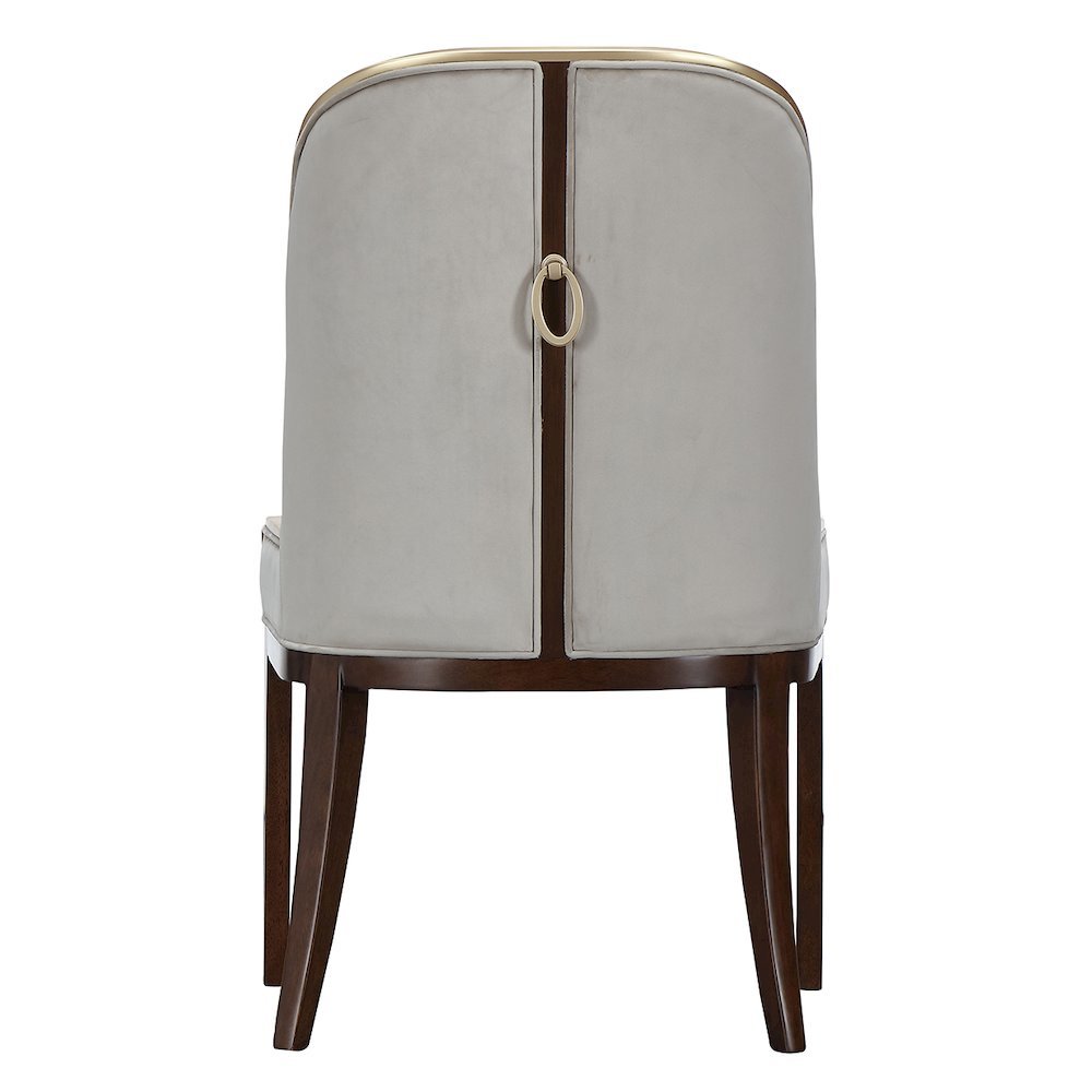 Houston Dining Side Chair, Set of 2 - Porcini/Walnut