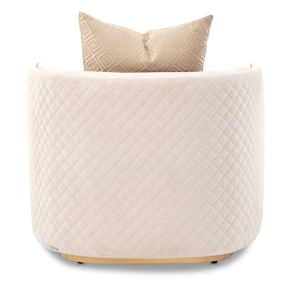 Beige Accent Chair – Comfy Reading Chair and Living Room Arm Chair Design