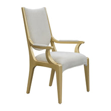 Scotts Square Dining Arm Chair - Light Champagne