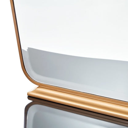 Camellia Field Dresser Mirror - Warm Pecan