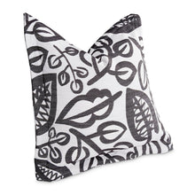 Uptown Downtown Zio 24" Square Throw Pillow, Set of 2 - Black/White