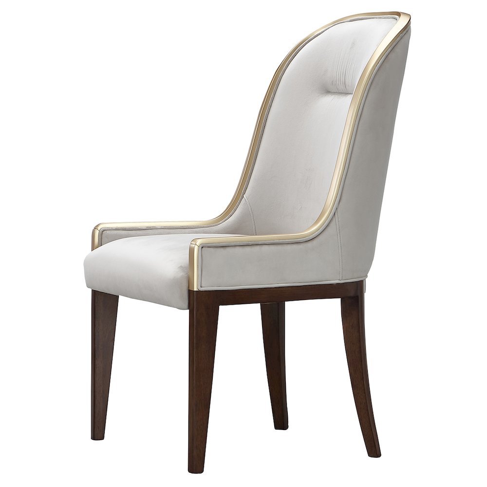 Houston Dining Side Chair, Set of 2 - Porcini/Walnut